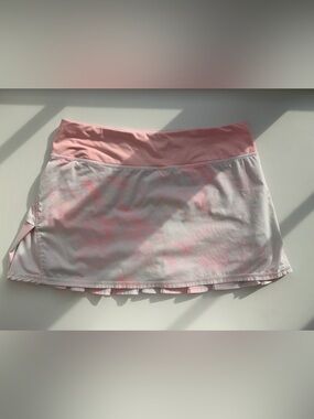 lululemon athletica Pink & White Women’s Athletic Skort